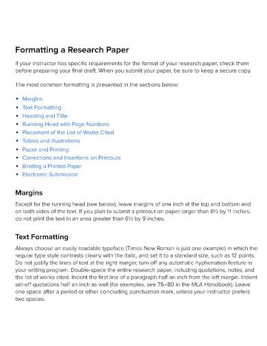 Image result for MLA 8th Edition Paper Format