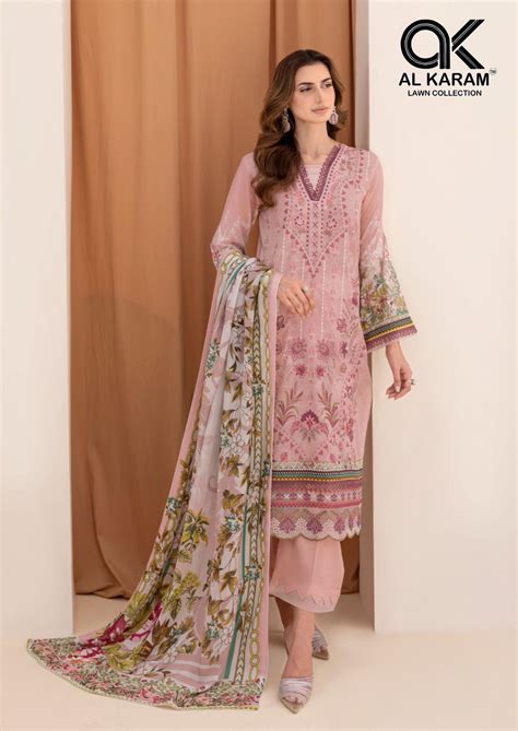 Al Karam Queens Court Vol 4 Cotton Pakistani Dress Material