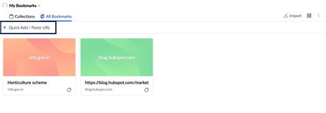 Bookmarks in NICeMail