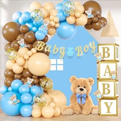 RainMeadow Premium Teddy Bear Baby Shower Decorations for Boy - India ...