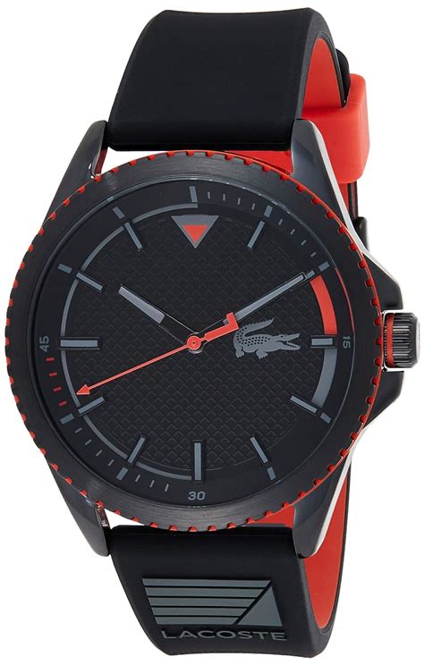 Lacoste Analog Black Dial Men's Watch-2011029 : Amazon.in: Fashion