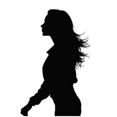 Silhouette Girl PNG Transparent Background 28694869 PNG