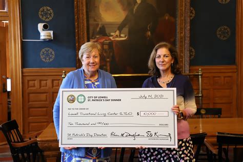 Lowell Transitional Living Center receives $10k donation from Lowell St ...
