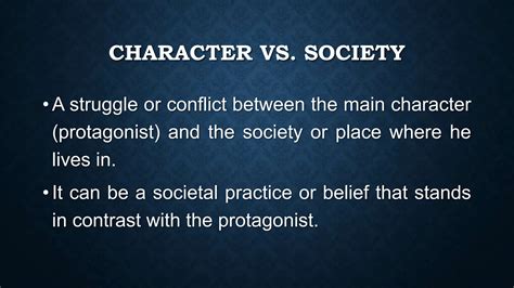 Character Vs Society
