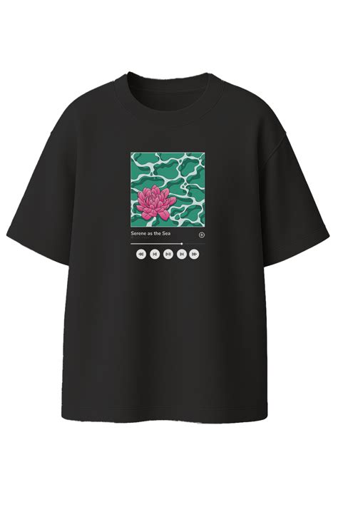 Serene as the Sea Unisex Oversized T-shirt – Just Vibes