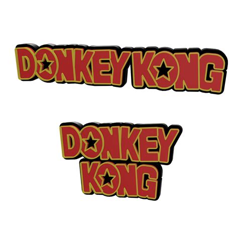 Donkey Kong Logo Font