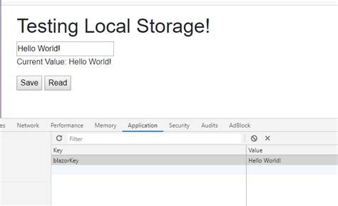 Local Storage Blazor 的图像结果