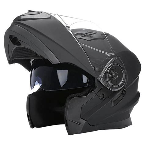 JIEKAI Motorcycle Full Helmet Modular Dual Visor Modular Flip up Motorcycle Helmet DOT Approved ...