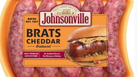 Johnsonville recalls 22,000 pounds of cheddar bratwurst | whas11.com