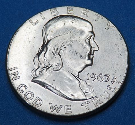 1963 Crisp BU Franklin Half Dollar | Property Room