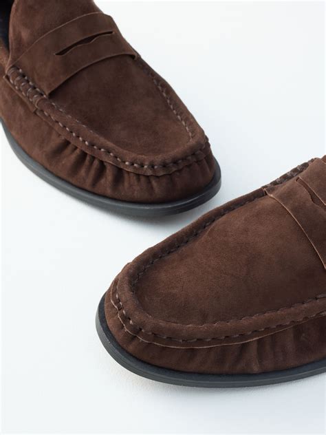 Buy Chocolate Brown Suede Forever Comfort® Premium Leather With ...