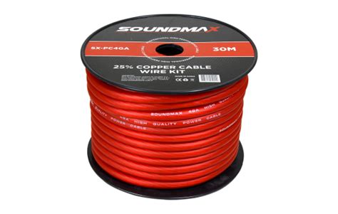 Oto Muzik Sepeti - SOUNDMAX GÜÇ KABLOSU 4GA 30 METRE - Fiyatı ve ...
