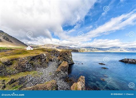 Icelandic Landscape in Snaefellsnes Peninsula Stock Image - Image of ...