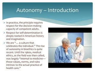 Image result for Autonomy Bioethics