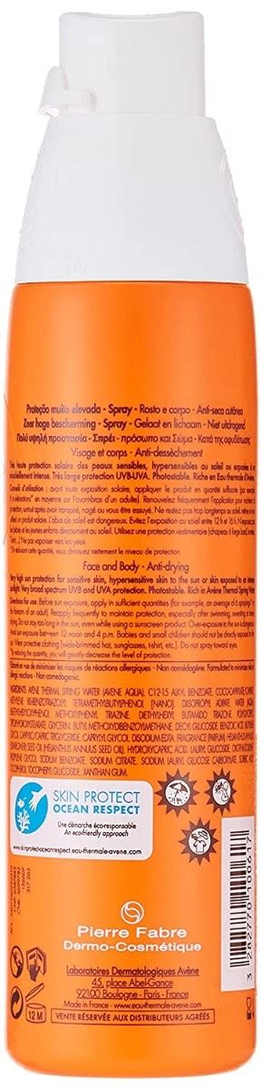 Avene Very High Protection SPF 50+ Spray, 200 ml Price, Uses, Side ...
