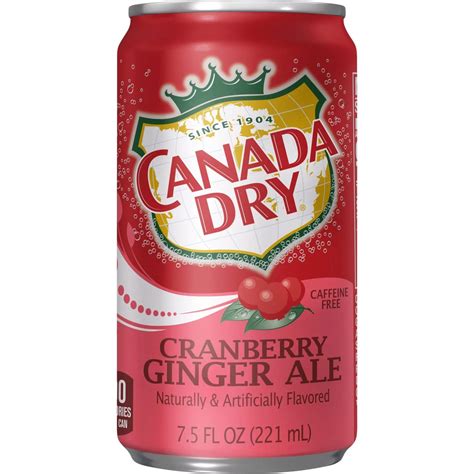 Buy Canada Dry Cranberry Ginger Ale - 7.5 Fl Oz, 30 Count Online at ...