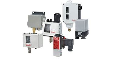 Danfoss KPI 38 Pressure Control Switch, R: 8 to 28 BAR, D:1.8 to 6 BAR ...