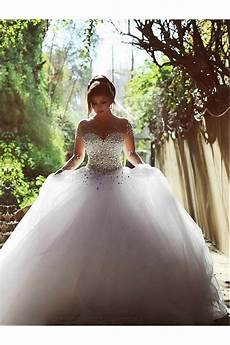 Gown Wedding Dress With Crystals by Sleeves Sheer Wedding Dresses Bridal Gowns Gown Wedding Dress With Crystals