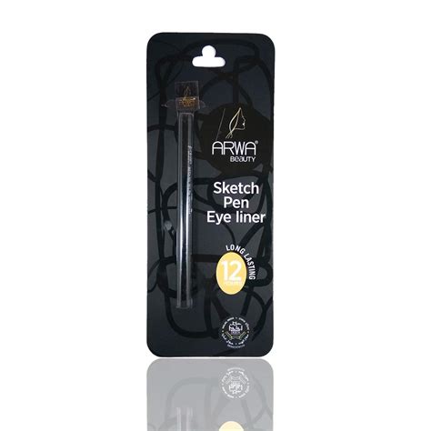 Buy Arwa Beauty Water Proof Smudge Proof Sketch Pen Eyeliner Black 1 ...