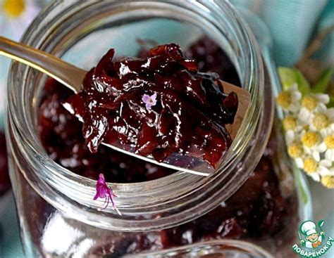 Конфи из черешни и красного лука – кулинарный рецепт