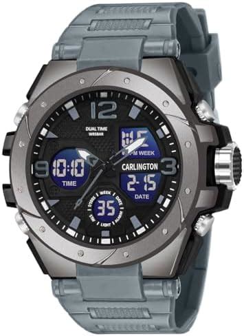 Buy Carlington Analog-Digital Sports Watch Chronograph, Dual Time ...