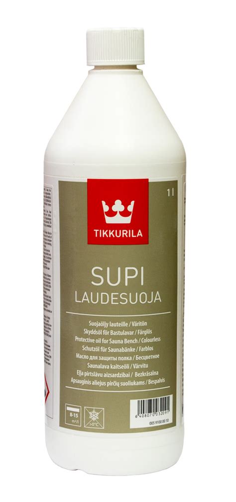 Масло для полок сауны Tikkurila Supi Laudesuoja 1 л – цена, купить ...