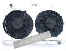 Aluminum Radiator and Fan Shroud and Fans for Nissan | Ubuy India