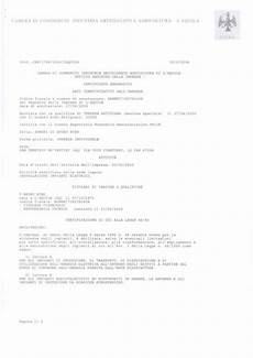 certificato di iscrizione alla di commercio di commercio certificato di iscrizione alla di commercio di commercio