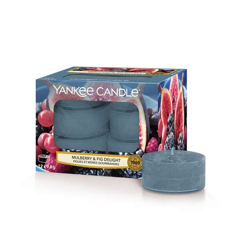Buy Yankee Candle Original Tealights Scented Candle - Mulberry & Fig ...