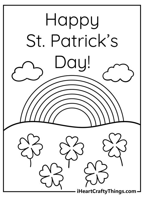 St patrick’s day coloring pages – Artofit