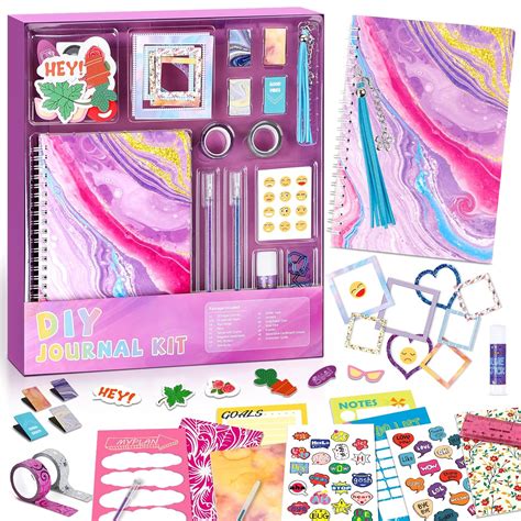 PERRYHOME DIY Journal Kit for Girls Ages 8-14, DIY Girl Journal Set for ...