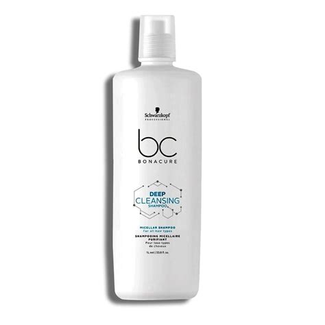 Schwarzkopf Professional Bonacure Deep Cleansing Shampoo | For All Hair ...