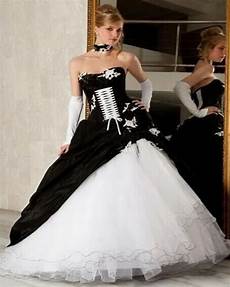 Black And Wedding Gowns by White And Black Wedding Dress 2017 Gown Black And Wedding Gowns