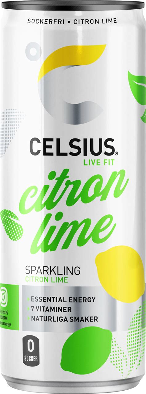 Celsius Lemon Lime 355 ml | lyko.com