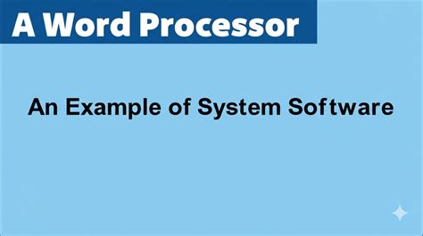 Image result for What Is an Example of a Word Processing Software