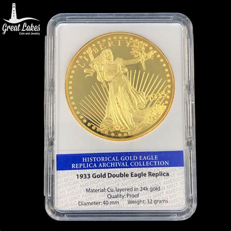 American Mint 1933 Saint Gaudens Gold Double Eagle Proof Replica ...