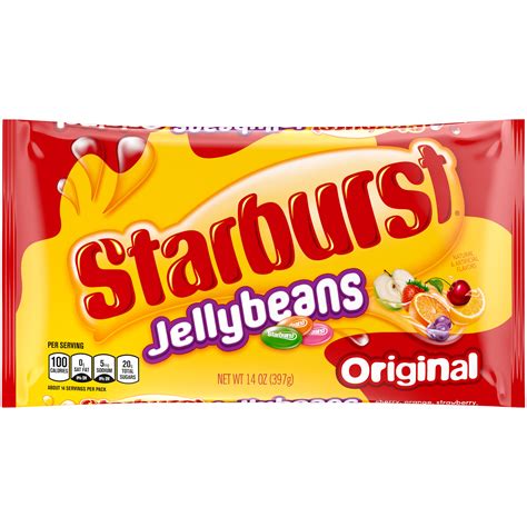 Starburst Original Jelly Beans Gummy Candy - 14 oz Bag - Walmart.com