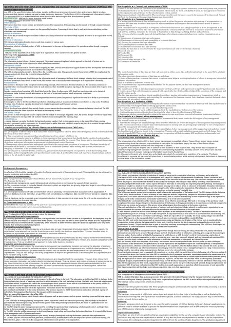 MIS by apne log 10 12 - Kgdss - Q1:-Define the term "MIS". What are its ...