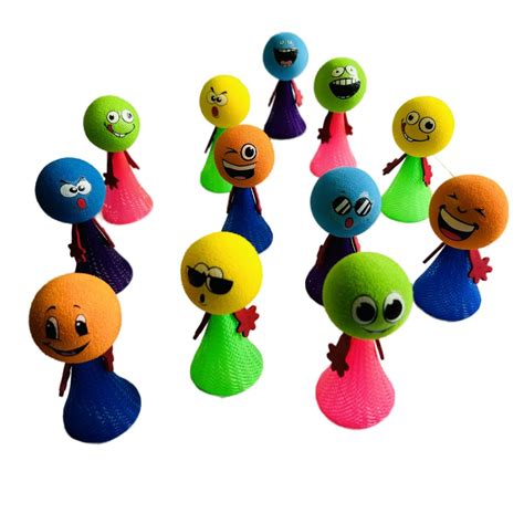 Birthday Boutique | 10pcs Smiley Emoji Jumping Elf Toys | For Boys ...