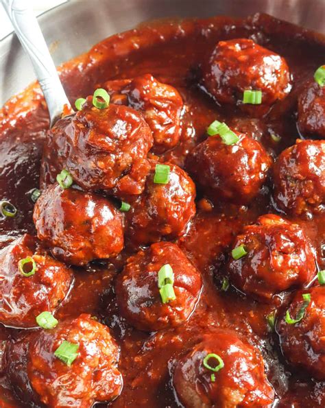 BBQ Meatballs - Immaculate Bites