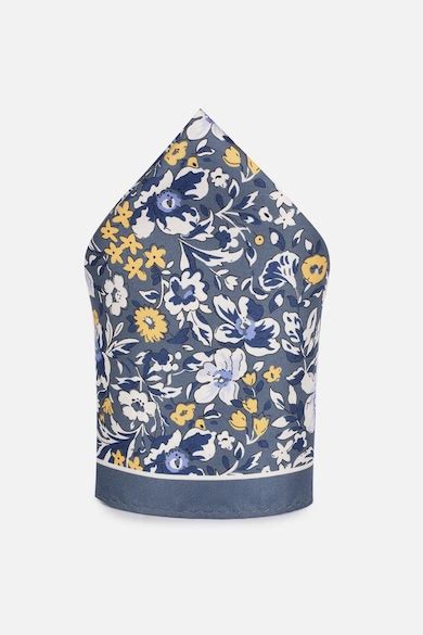 Buy Men Grey Print Party Pocket Square Online - 39862842 | Van Heusen