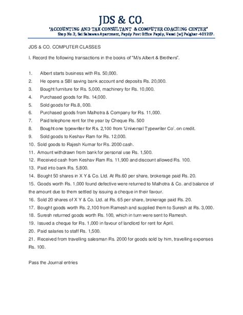 Journal Entry Practice Problems 的图像结果