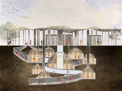 One day in Medieval Underground Museum | Landscape Design Project | Conceptual architecture ...