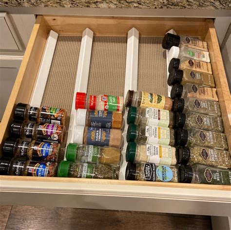 Drawer Spice Rack, Spice Organization Drawer, Spice Rack Organiser ...