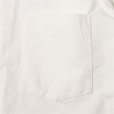 nanamica Button Down Wind H/S Shirt White 23SP-I（ナナミカ ボタン ダウン ウィンド ハーフ ...
