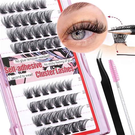 Self Adhesive Lash Clusters Review - Kambe Lashes