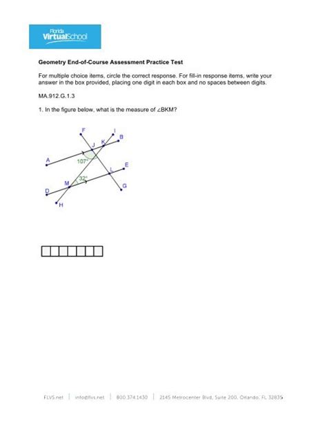 Image result for Geometry Practice Test
