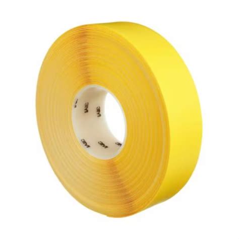 7100249185 3M | 3M 971 Yellow Vinyl 32.9 m Floor Tape 0.43 mm Thickness ...