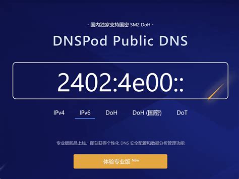 终于等到 DNSPod Public DNS 支持 iPv6 了... - V2EX