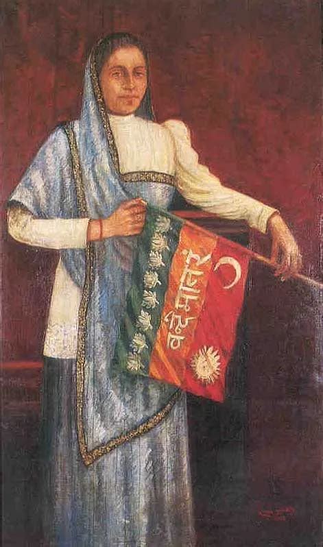 विदेश में भारतीय झंडा फहरा आज़ादी की मांग करती भीकाजी कामा